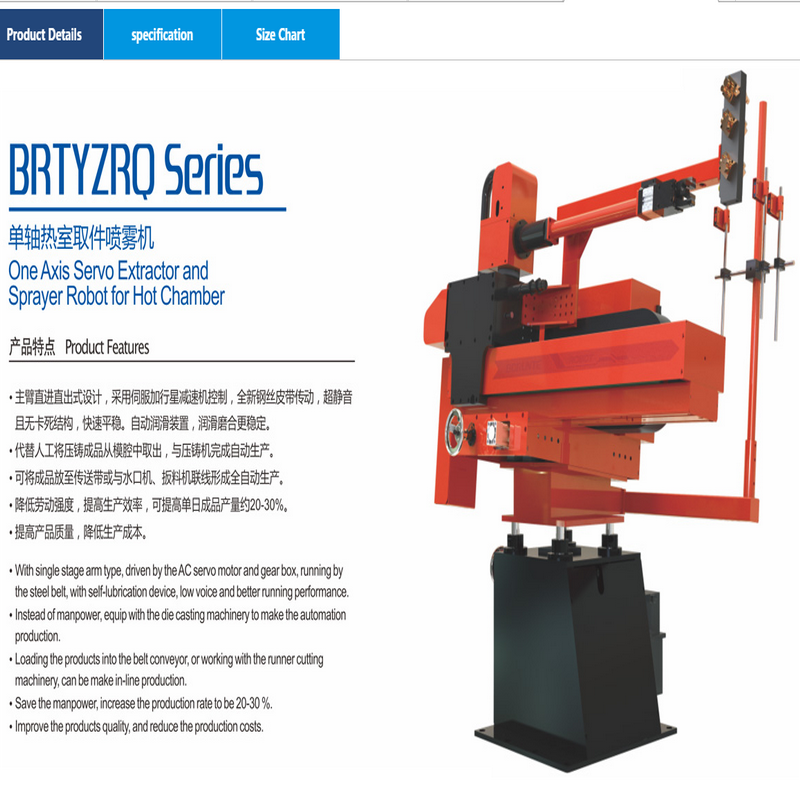 BrTiRUS0805A sáu trục robot công nghiệp.