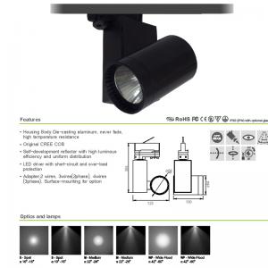 Thiết kế xi lanh theo dõi mặt dây chuyền spotlight trong nhà tường theo dõi ánh sáng