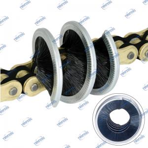 Tùy chỉnh Bán Buôn Làm Sạch Tất Cả Các Bàn Chải Công Nghiệp Cuộn Dây Bàn Chải Con Lăn Xoắn Ốc Bàn Chải Staple Set brushes cho Debarring Đánh Bóng