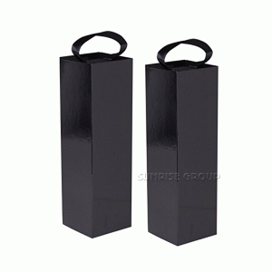 Tùy chỉnh hình chữ nhật Hộp đóng gói rượu vang có tay cầm