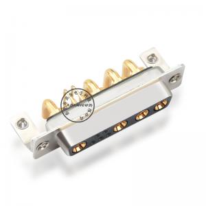 D-sub 9W4 điện nữ kết nối đúng loại góc