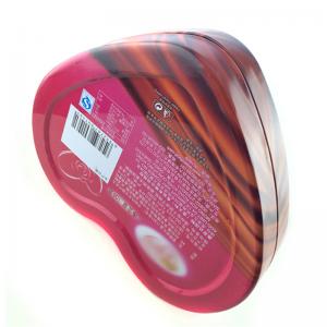 Hộp thiếc sôcôla hình trái tim cấp thực phẩm