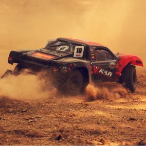 Vkarracing 1/10 quy mô Điện khóa học ngắn hạn xe tải V2 RTR 4WD RC xe tải SCTX10 V2