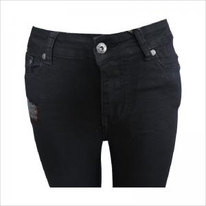 thời trang xé đầu gối skinny jean