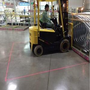 Xe nâng Laser Red Zone an toàn ánh sáng