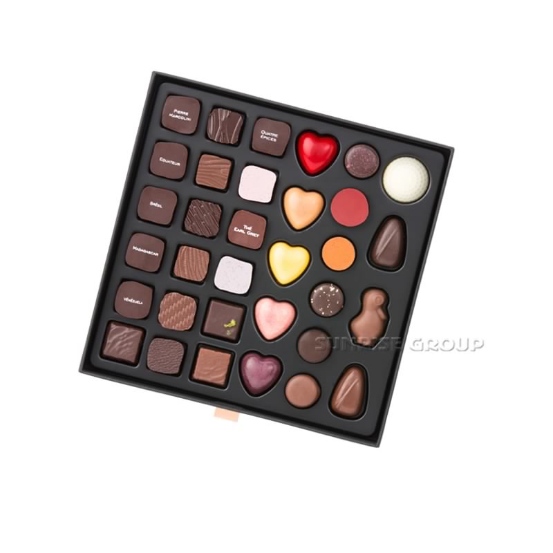 Hộp giấy đẹp đóng hộp từ sô cô la