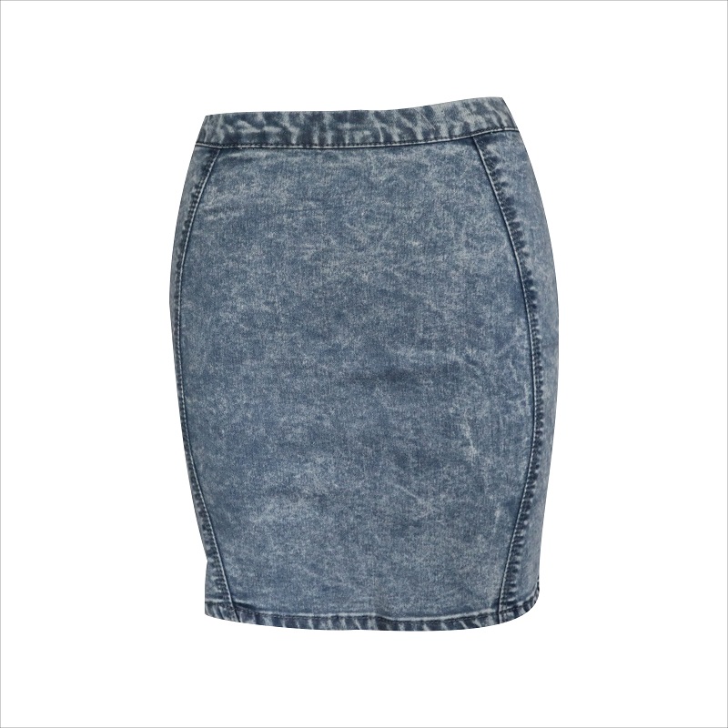 Giặt váy mini bằng vải denim WS1011