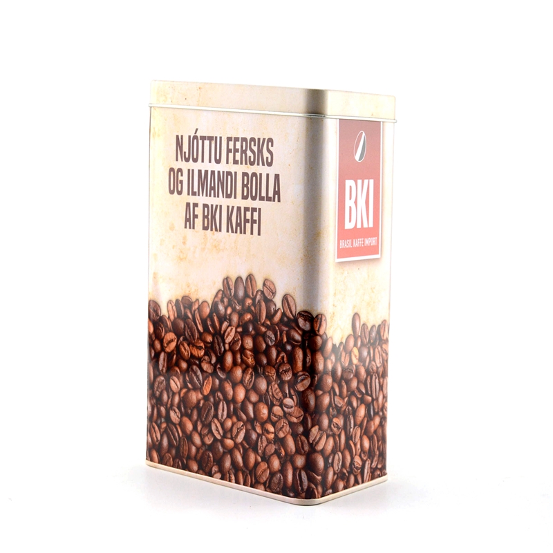 Tùy chỉnh in thực phẩm lớp hộp cà phê hình chữ nhật