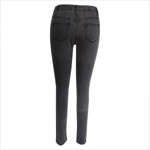 thời trang màu xám skinny jeans WS10121