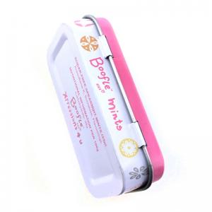 Tùy chỉnh hai mảnh nhỏ hình chữ nhật bạc hà kẹo hộp thiếc