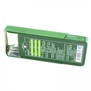 Hộp thiếc hình chữ nhật nhỏ cho bạc hà, sản phẩm y tế