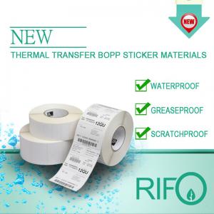 Chuyển nhiệt riêng cuộn phủ mã vạch trống tự dán nhãn