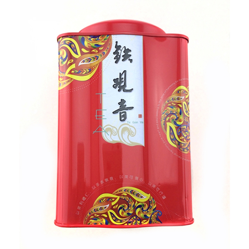 Hộp trà truyền thống Trung Quốc vuông có nắp đôi