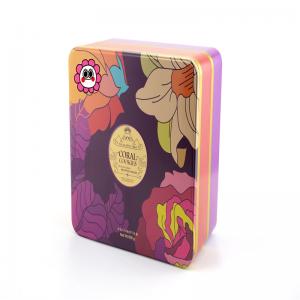 Bán hộp thiếc vuông cho bánh trung thu, bao bì cookie