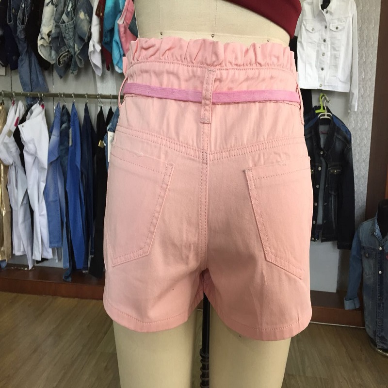 quần short jean nữ màu hồngWS101129