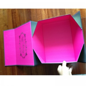 hộp giấy có thể gập lại một mảnh với kích thước và logo