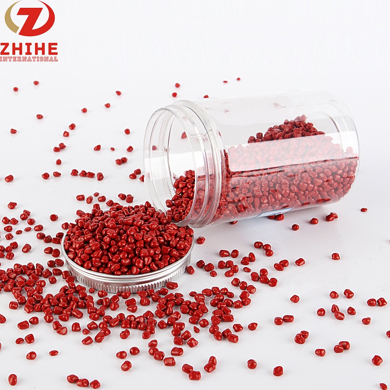 Chất lượng tốt Nguyên liệu thô Màu đỏ Masterbatch nhựa
