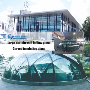 Kính cách nhiệt rèm cao cấp được phủ vàng 24k và các màu khác, cũng như kính cách nhiệt cong linh hoạt