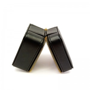 Pu giả da hộp trang sức zip