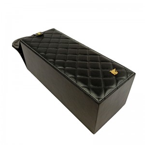 Pu giả da hộp trang sức zip