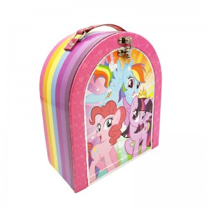 Hộp cơm cứng bằng giấy bìa cứng thiết kế tùy chỉnh in hộp quà ngọt ngào cho trẻ em