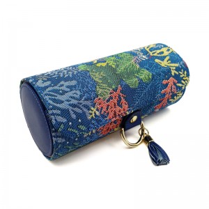 Hộp quà tặng ống tròn hai lớp sang trọng với nút kim loại