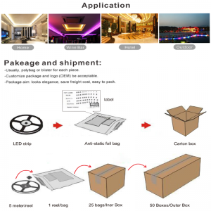 Mới đến 3 năm Bảo hành PCB DC24V SMD2835 Hai lớp Đồng 3OZ Đèn LED sọc linh hoạt 240LED mỗi mét