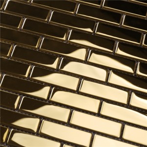 Gạch chọn kim loại khảm vàng cho nhà bếp