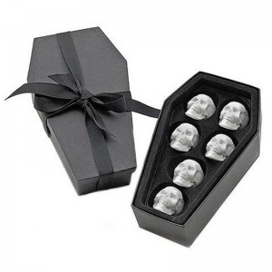 Tùy chỉnh in ấn Ngày Halloween Gói các tông Coffin Shape Hộp quà tặng