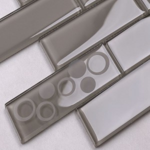 Phong cách đơn giản trắng vát tàu điện ngầm khảm