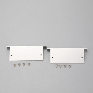 Hồ sơ nhôm phẳng LED hoặc vỏ nhôm ép đùn cho dải LED
