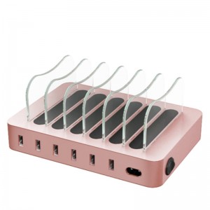 KPS-8403LC Sáu trạm sạc cổng USB (Cáp AC / US / EU / UK / AU)