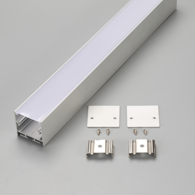 Cấu hình nhôm bạc / đen / trắng cho vỏ đèn LED tuyến tính của nhà sản xuất Trung Quốc