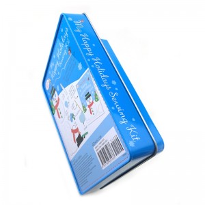 Thiết kế mới hộp quà Giáng sinh hình chữ nhật nhỏ có cửa sổ