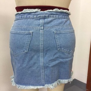 sọc bên váy denim nữ WS322