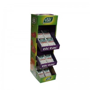 Cửa hàng thực phẩm tùy chỉnh Double Side Gondola Kệ siêu thị Giá đỡ Cookie hiển thị đứng