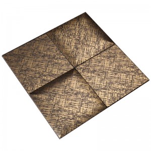 Trang trí tường cổ điển bằng đồng 3d 3d cho khách sạn