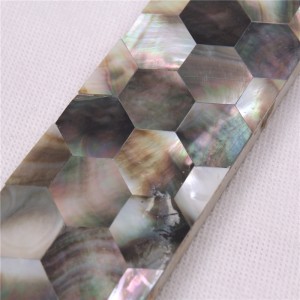 BK21 Vỏ sò biển viền gạch khảm để trang trí