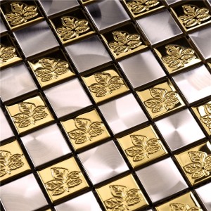 Hỗn hợp màu nổi HSW-18020 Phòng khách lát gạch khảm 4d