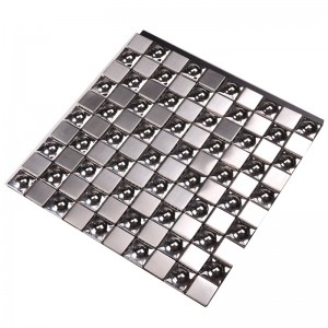 Gạch tráng men hỗn hợp Gạch tráng men SUS304 để trang trí tường HSW-18016