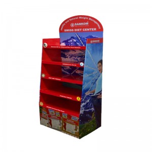 FSDU Tầng Các tông giấy Hiển thị POP Up Thùng đứng cho chai nước uống