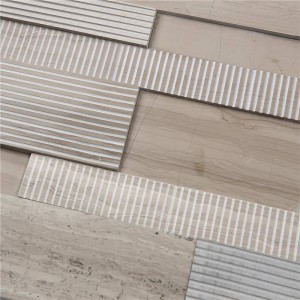 HF-9 Giảm giá Dải thời trang Dải trang trí ngoại thất ốp tường khảm gốm sứ tự nhiên