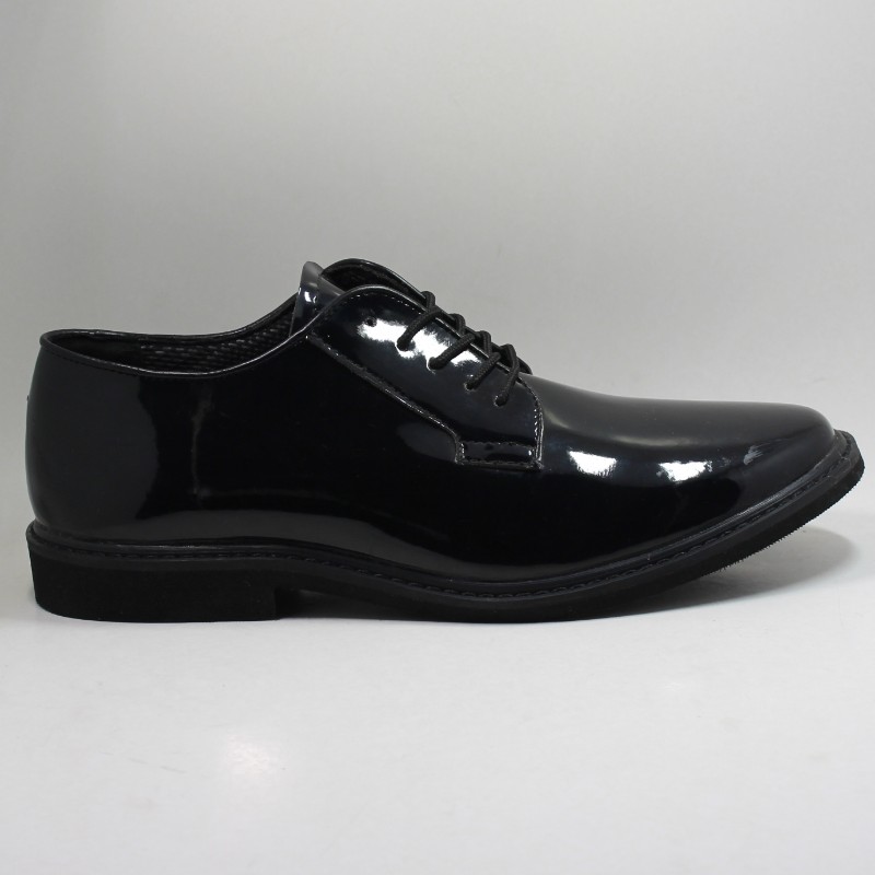 Giày da công sở bằng sáng chế màu đen