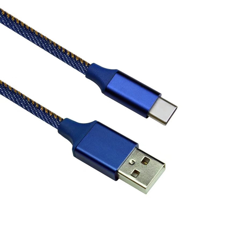 KPS-6403CB Cáp USB đan bằng hợp kim nhôm
