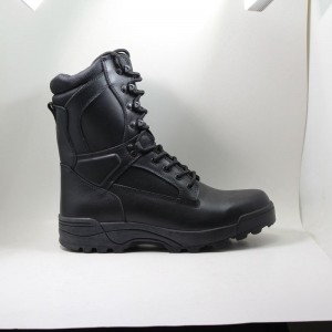 Giày da nam quân đội chiến đấu chính hãng với dây kéo