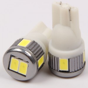 T10 nêm W5W 168 194 6SMD 10SMD 5730 bóng đèn led thay thế tự động