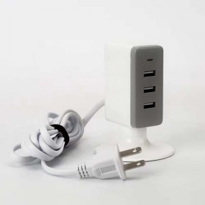 Tháp sạc nhỏ KPS-8404LC 3 cổng USB