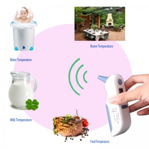 Nhiệt kế đo nhiệt độ trán và tai bé
