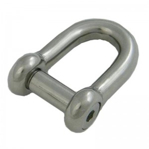 G210 Nâng chân vít mạ kẽm nhúng nóng Mỹ Dee Loại Carbon Thép thả Rèn xích giả mạo biển D Shackle