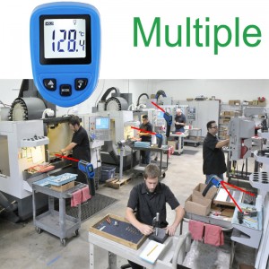 Kiểm tra nhiệt kế hồng ngoại màu xanh đen tùy chỉnh 600 độ cho công nghiệp
